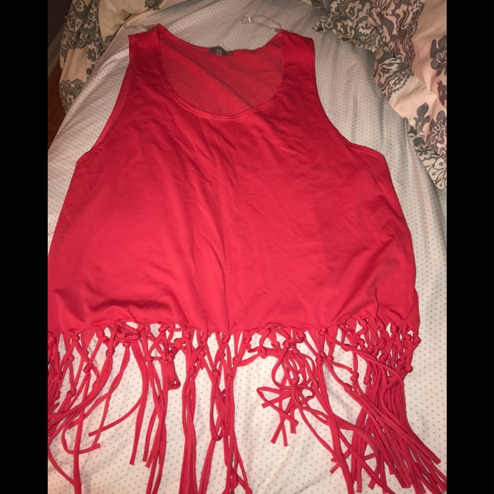 Plus fringe top ⭐️